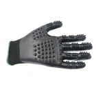 new pet fur/hair remover flexible dog & cat pet grooming bathing wash glove/gloves