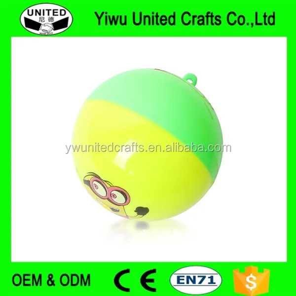 Mixed-color High Jumping Bouncing Rubber Ball , big rubber balls , Birthday Gift Bouncy Ball With Handle