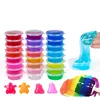 Bulk crystal colour mud children snot slime sets transparent jelly clay