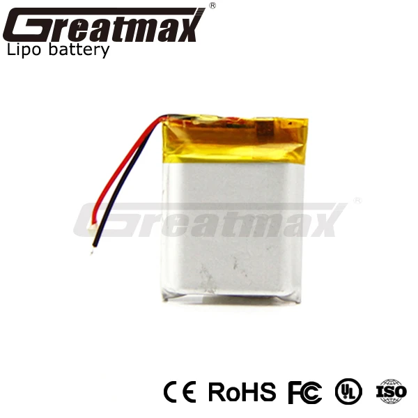 GreatMax China 3.7V 470mAh Li polymer Battery 582535