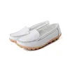 solid plush flat moccasin boa leather loafers women winter warm casual shoes