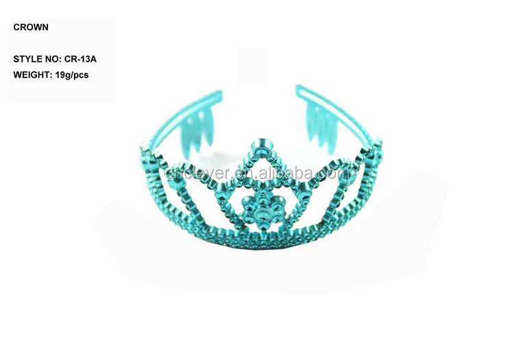 hot selling special design plastic flashing led crown for party