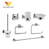 Wall Mounted Stainless Steel Bathroom and Toilet Accessories Set