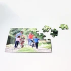 24pcs DIY blank coated customized printed wooden toys kids playing MDF sublimation puzzles