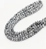 HSQ high quality black and white stone loose zebra beads gem stone jewelry wholesale