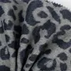 China supplier winter jacquard leopard print plush fabric for coat