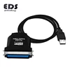 China factory selling USB 2.0 Male to CN36 male Parallel Port Printer Adapter Cable IEEE 1284 Cable