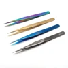 Worldbeauty Lashes Straight Tweezers For Individual Faux Mink Lash Extensions