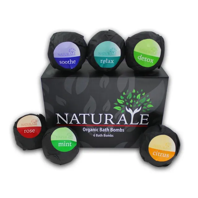 label organic fizz balls essential oil bubble bath bombs set
