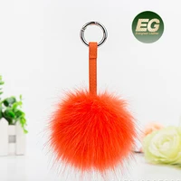 Wholesale Promotion Accessory Fur Ball Keychain