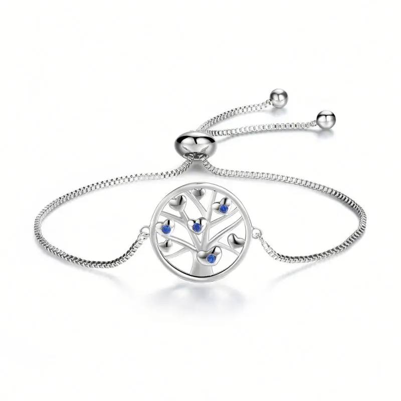 Custom Fashion Jewelry Women Heart Charm Tree of Life Design Silver Adjustable Bracelet, Silver or custom
Custom Fashion Jewelry Women Heart Charm Tree of Life Design Silver Adjustable Bracelet, Silver or custom