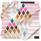 Newest Design Colorful Women's Silk Square Scarf Digital Printed 90*90cm