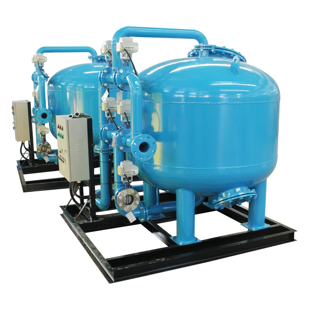 125m3/hr  cooling tower water treatment  sand filter to remove solid particles and reduce turbidity