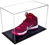 Clear acrylic sneakers display case shoe stand holder