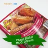 Cheap paper BBQ marinade label sticker printed shanghai