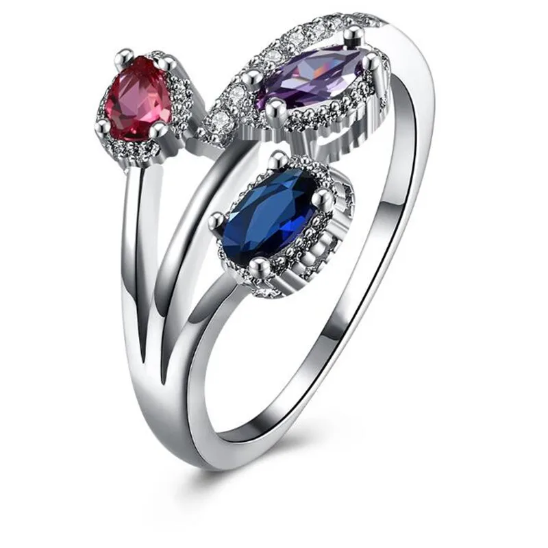 Hot sale style ring female zircon ring wedding crystal luxury Colorful flower zircon ring, N/a
Hot sale style ring female zircon ring wedding crystal luxury Colorful flower zircon ring, N/a