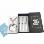 2019 Hot home use Portable led light Teeth Whitening Kit private logo