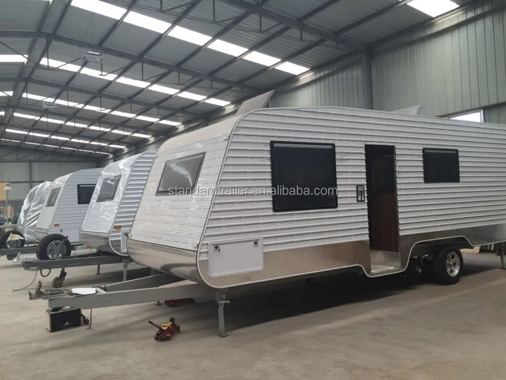Aluminum 6.6m Caravan Australia Style With Bunk Bed Inside Buy