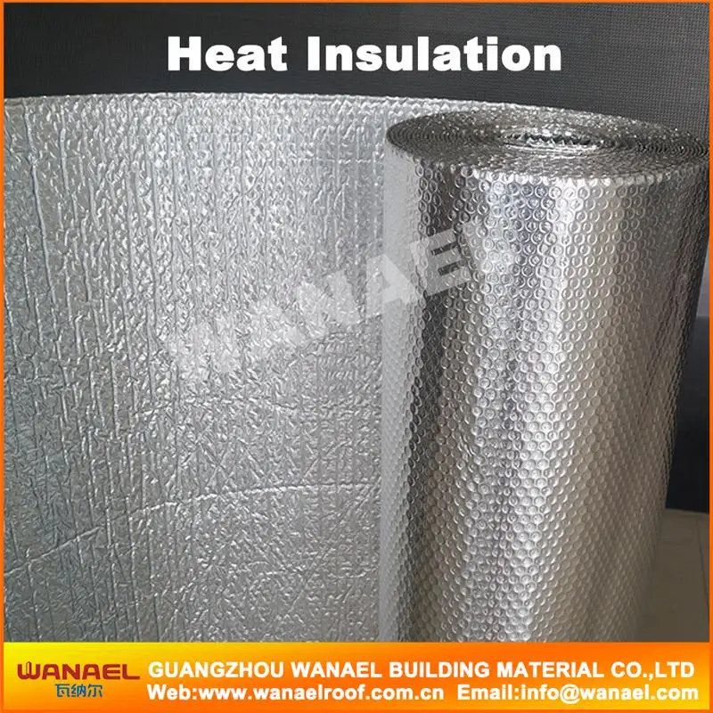 Wanael fireproof flame retardant bubble wrap aluminum foil heat insulation material