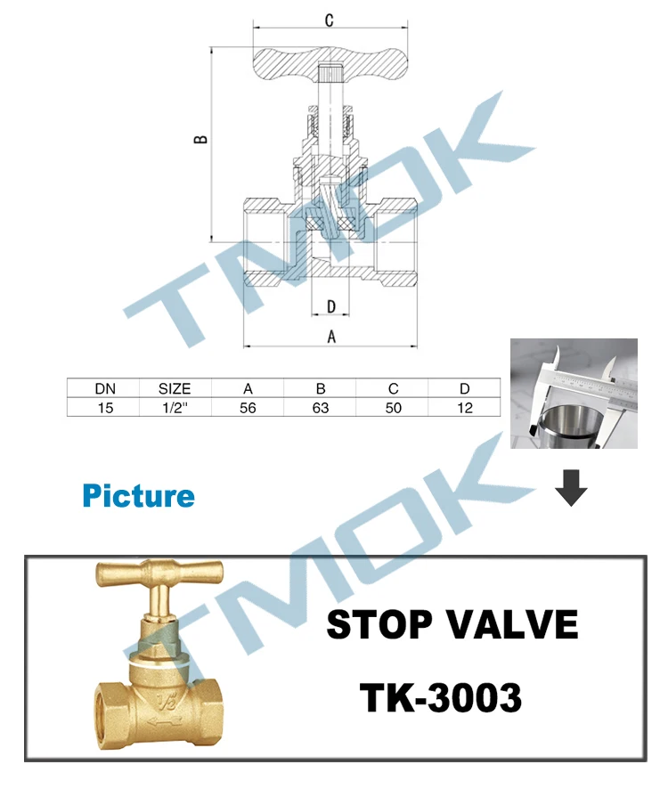 steam assembly drawing concealed double internal thread brass stop valve