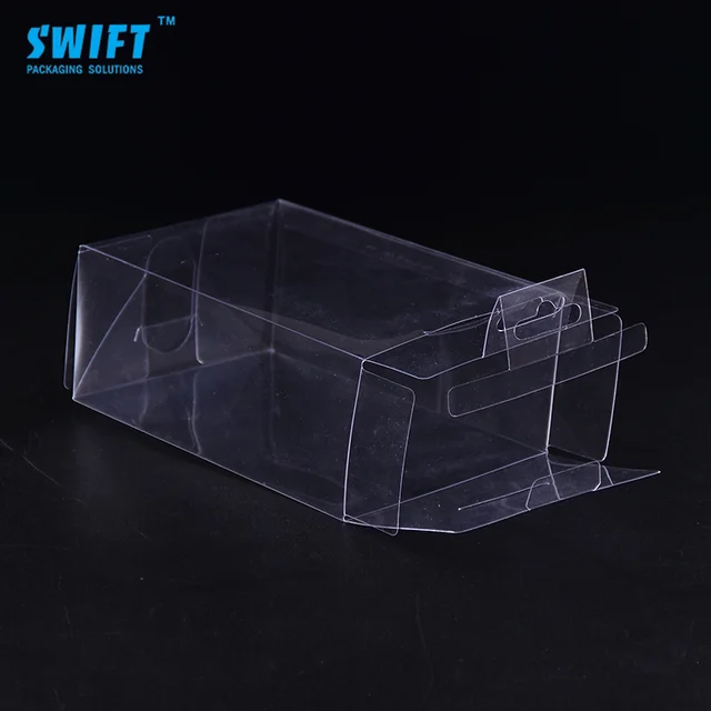 Hot selling size available custom clear pvc packing square plastic box for gift plastic folding packaging box