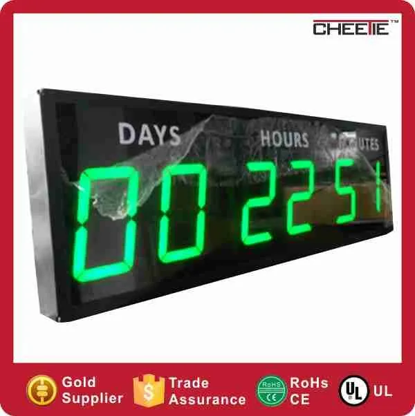 Large Led Display Programmable Digital Timer Clock Christmas Countdown