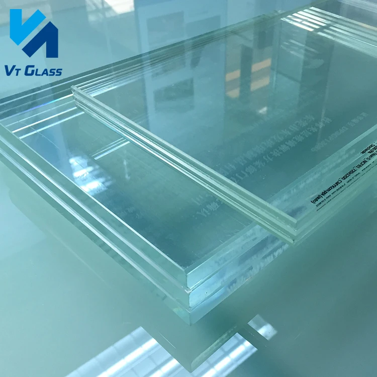 Ultra White Laminated Glass Building Glass Tempered Glass