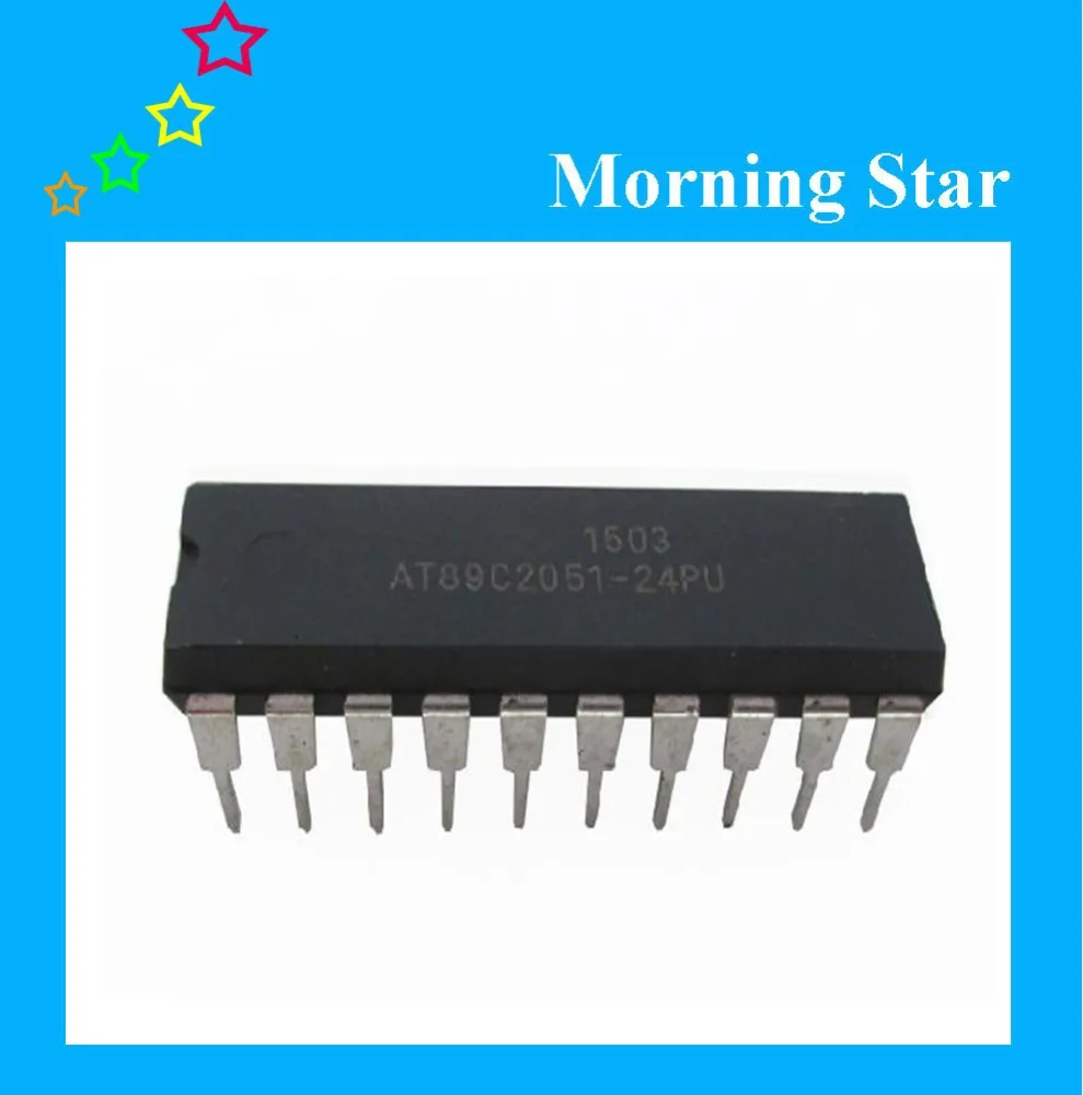 New original AT89C2051-24PU DIP 8 8051 2K flash microcontroller