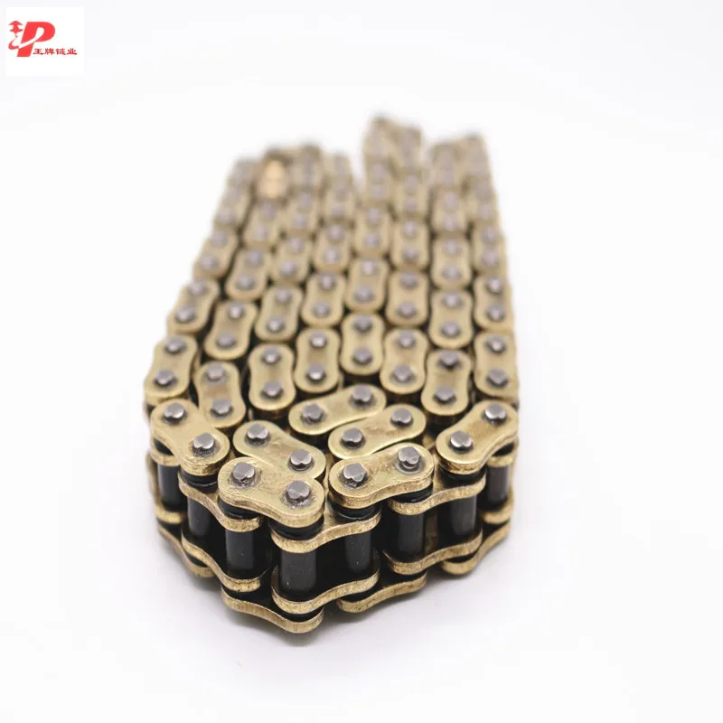 motorcycle spare parts gold color 428H O-ring motorcycle chain