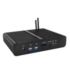 Sharerdp fanless mini desktop pc dual lan dual display i7 5500u with 8Gb DDR3 ram 128G SSD