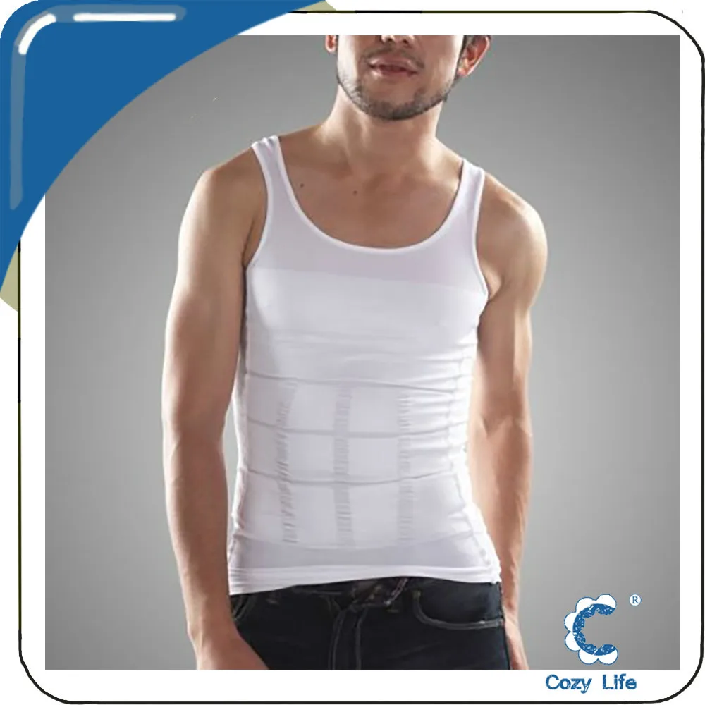 men's fake muscle shirt