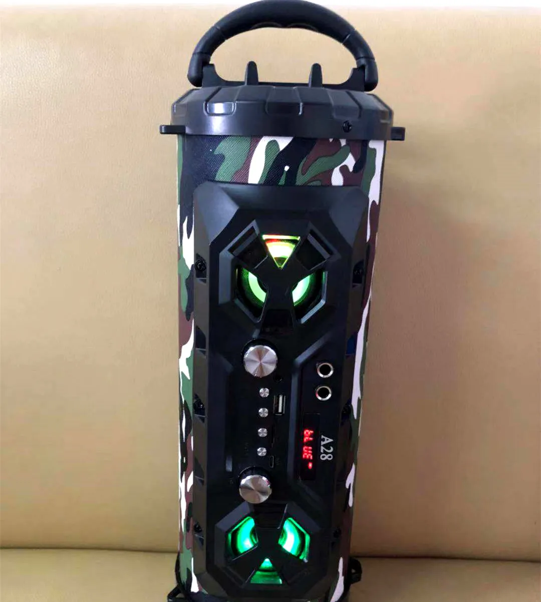 2019 deep bass subwoofer outdoor wireless car audio Bluetooths speaker with TF FM - ANKUX.COM