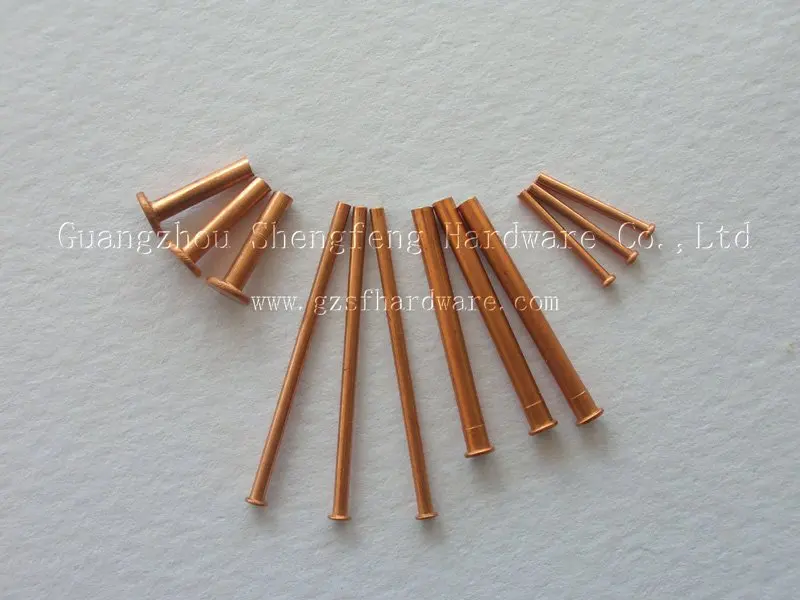 9 copper rivets 9 copper rivets