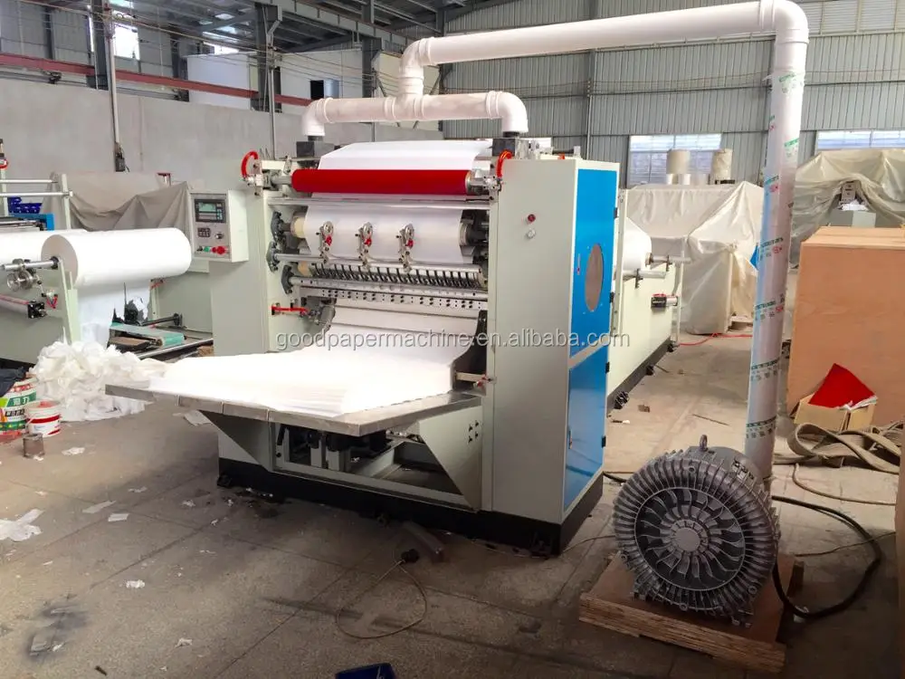 Automatic Facial Paper Production Line Embossing Folder Face Tissue ...