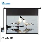 100" HD Automatic Motorized 16:9 Projector Screen Remote Control Electric Projection Screen