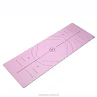 High quality eco friendly natural rubber base non-slip oem pu yoga mat