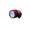GS-8015A Super Bright Mini 6 Led Keychain Flashlight With bicycle clip Small Aluminum alloy Bike Light