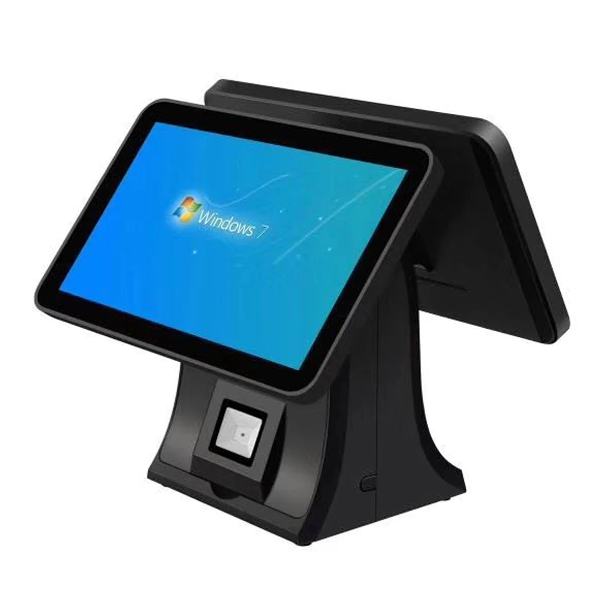 

Most Popular New Cash Machine 15Inch Touch Screen Dual Screen Pos Cash Register With Default Trial Window7 System