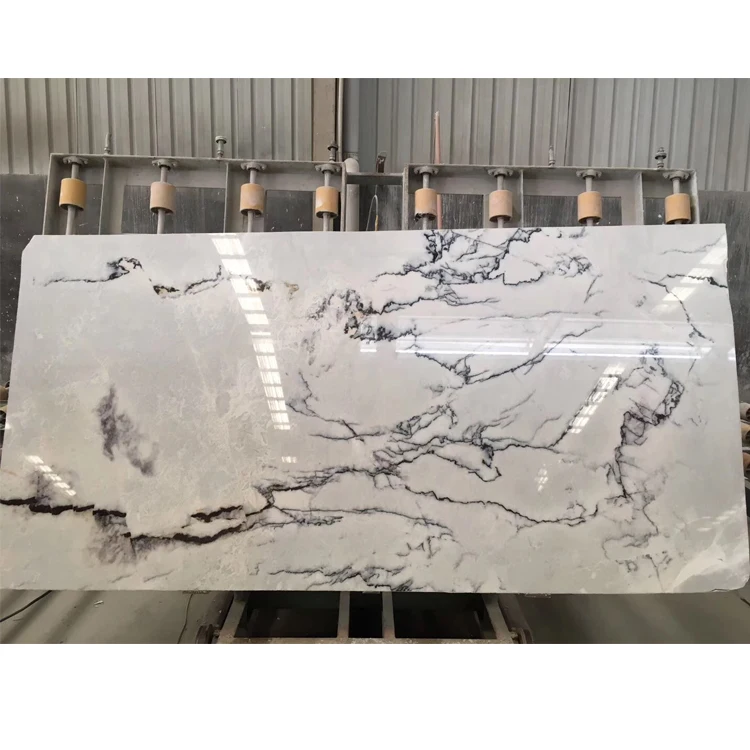 Heißer Verkauf Fabrik Preis Lila New York Weiß Marmorplatten Mit Weniger Adern