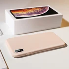 Silicon Back Phone Case Good Quality for iPhone X XS Liquid Silicon Original Case for Apple Phone Case