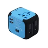 New product New Travel Charger Adopter 4 in1 Electric Plugs Sockets Converter US/AU/UK/EU with Dual USB Charging