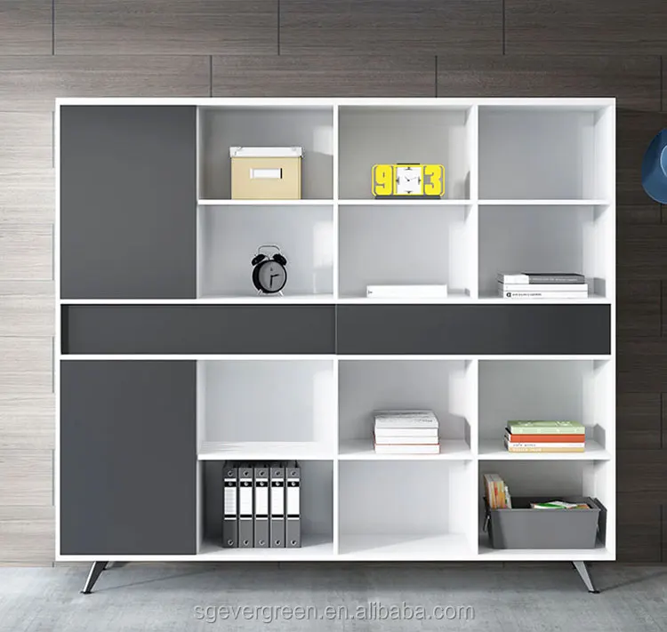 simple stylish design hot saling open modular luxury wooden wall book organizer shelf for home furniture