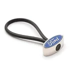 Custom metal tag keychain with car brand