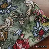 Linen cotton fabric printed fabric for DIY patchwork for pillow case and handbag