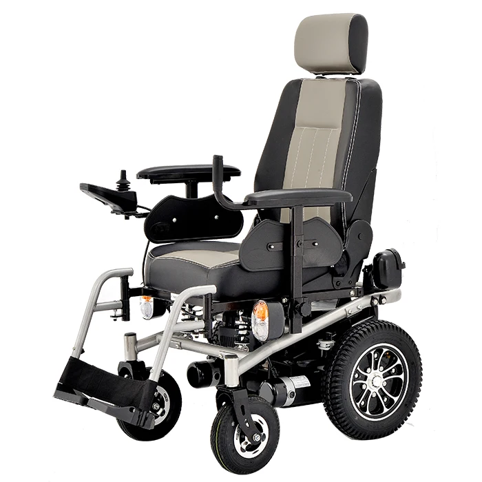 Mais barato normal moderno assistida poder off road multifuncional cadeira de rodas do motor eletrônico com bateria de lítio na china