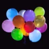 Boomwow 5pcs Colorful Flash Illuminated LED Balloon Glow In The Dark Happy Birthday Decoration Party Balloons