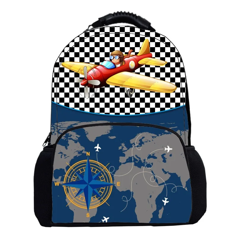 Custom Cool Aeroplane and Car RacingTeenager Boys Men School Bagpack Bag 3D Felt Printed Kids School Backpacks
Custom Cool Aeroplane and Car RacingTeenager Boys Men School Bagpack Bag 3D Felt Printed Kids School Backpacks