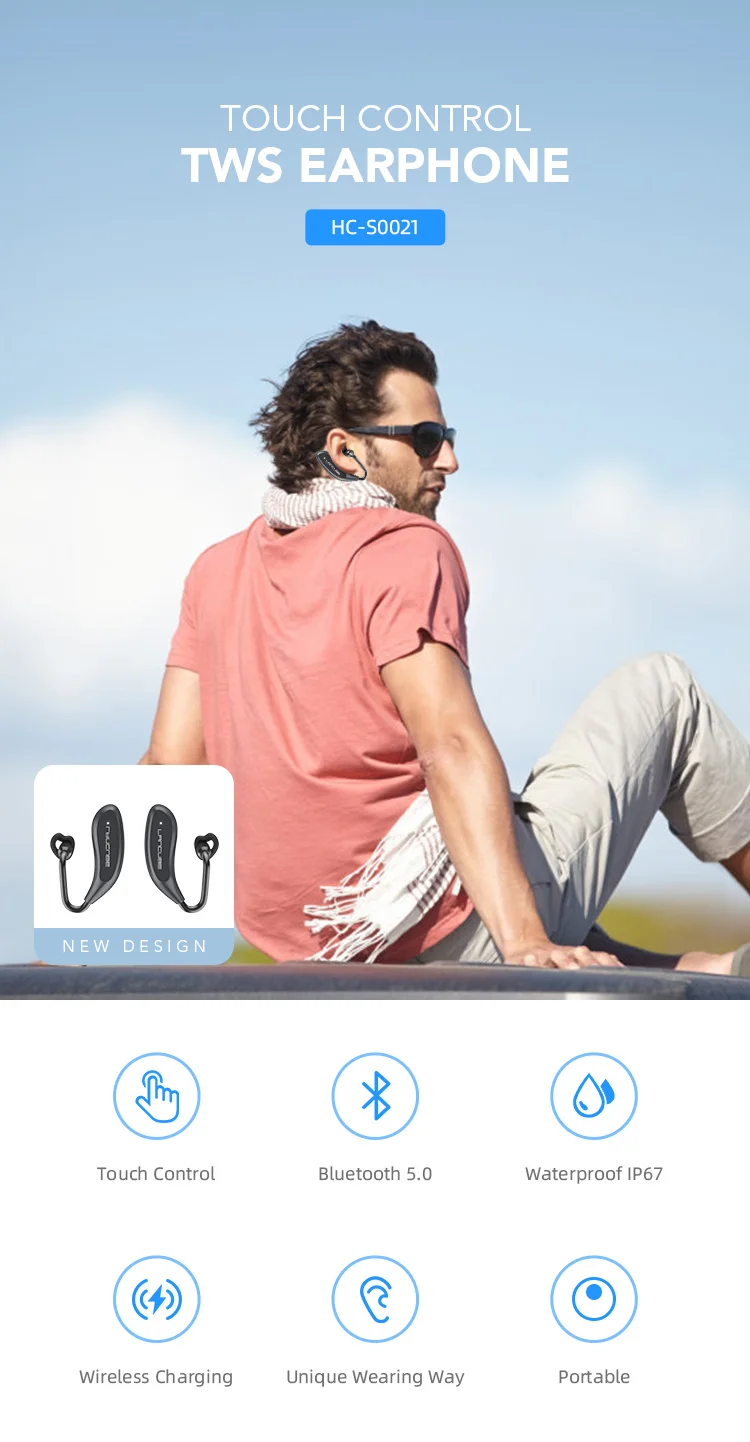 Sport Wireless Earbuds, Lancube portable pocket mini wireless earbuds for Iphone, Samsung, HUAWEI, XIAOMI etc phones - ANKUX.COM