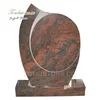 Red Upright Granite Tombstone and Monument for Europe market