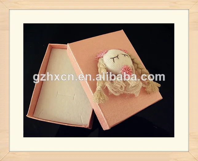 fashionable colorful dolls paper box gift box packaging box